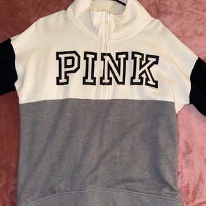 PINK Victoria Secret 1/2 zip